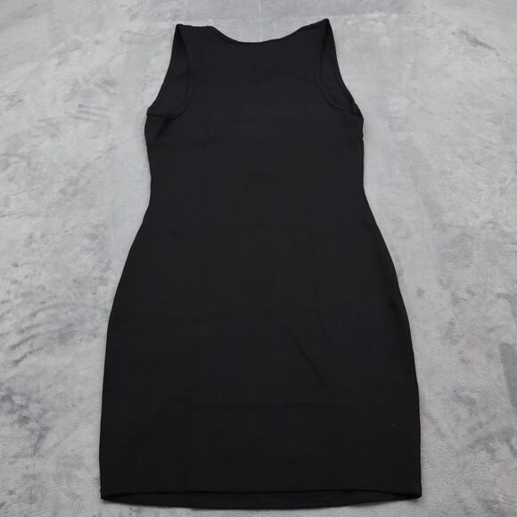 Love Republic Dress Womens M Black Plain Sleeveless Scoop Neck Pencil Cut - Picture 7 of 16